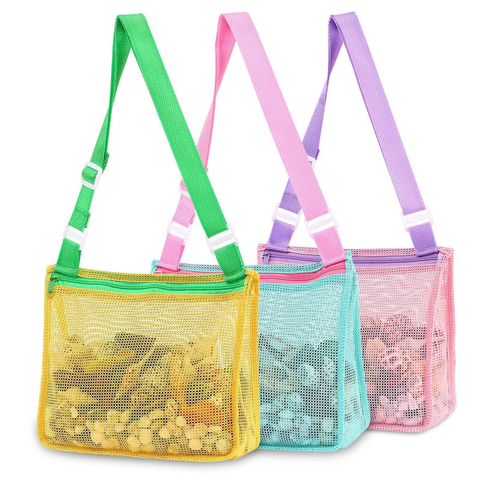 Amazon.co.jp: [hengfang] プールバッグ メッシュバッグ ビーチバッグ